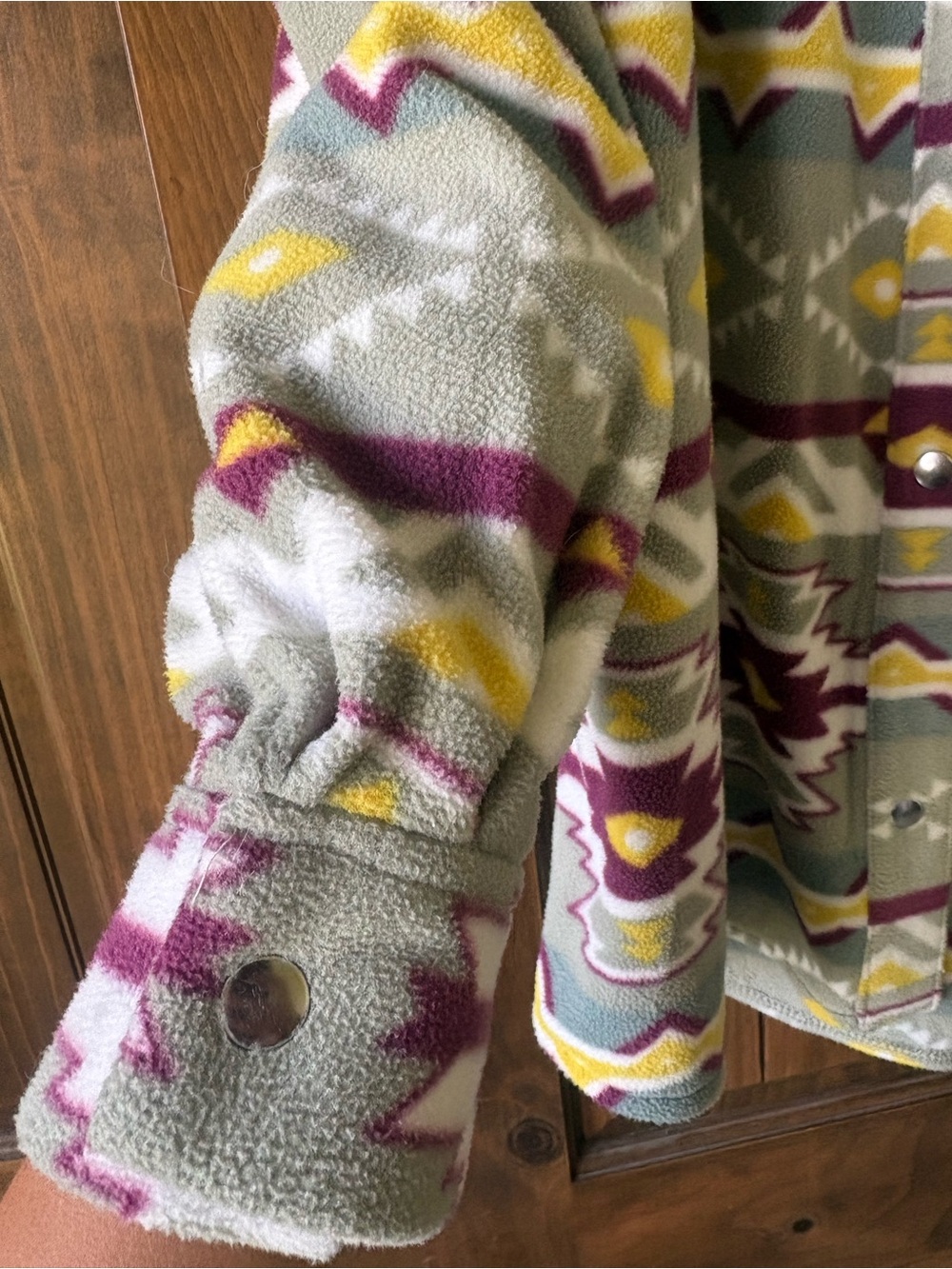H&M Aztec Fleece Shacket - Picture 8 of 8